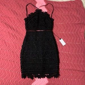 NWT lace cutout bodycon